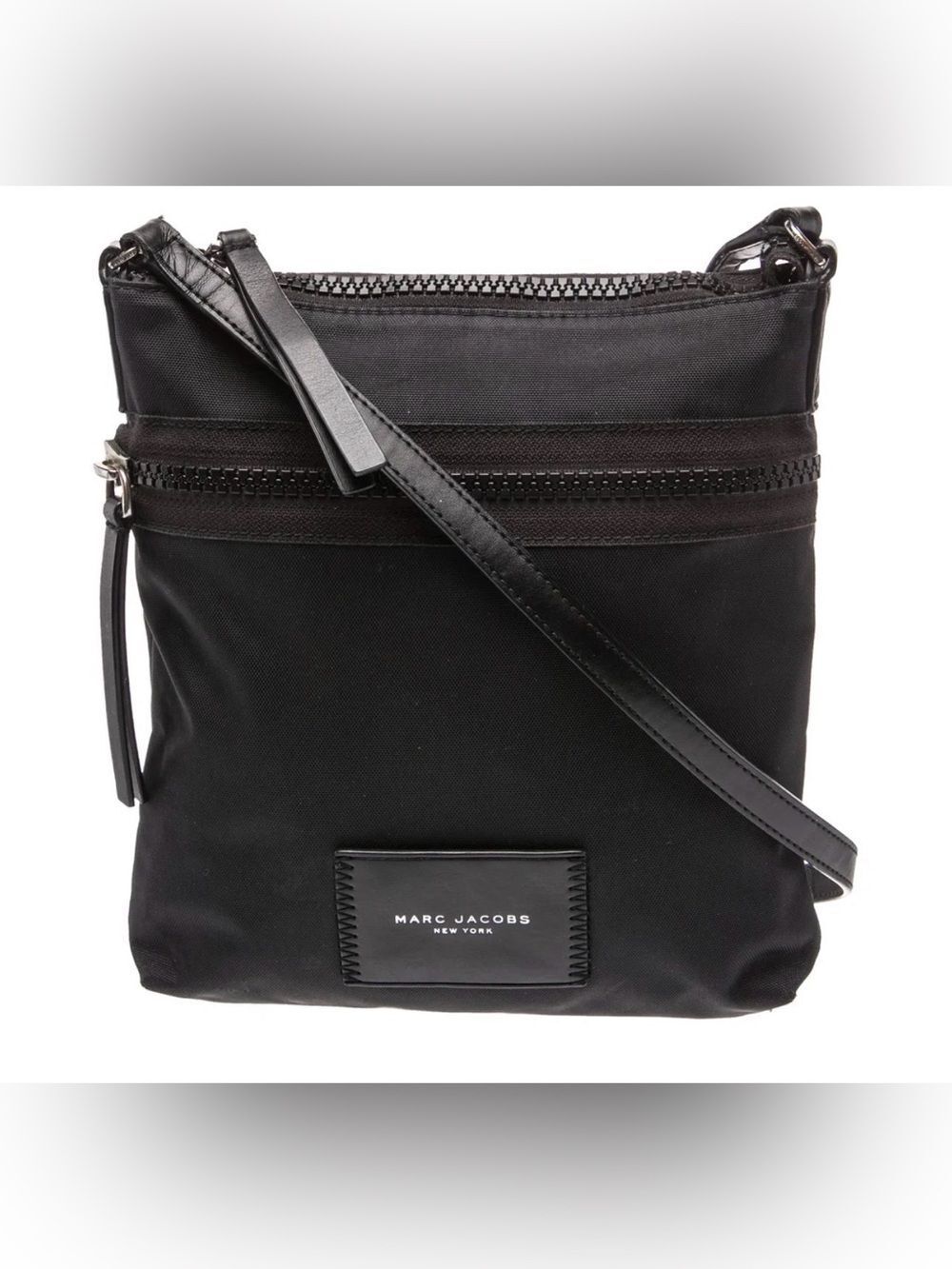 Marc Jacobs Black Nylon Slim Crossbody Bag